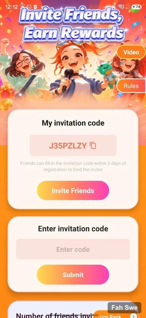 Cat Stream Invite Friends Earn Rewards with invitation code. ক্যাট স্ট্রিম বন্ধু ইনভাইট রিওয়ার্ড — ইনভাইটেশন কোডসহ