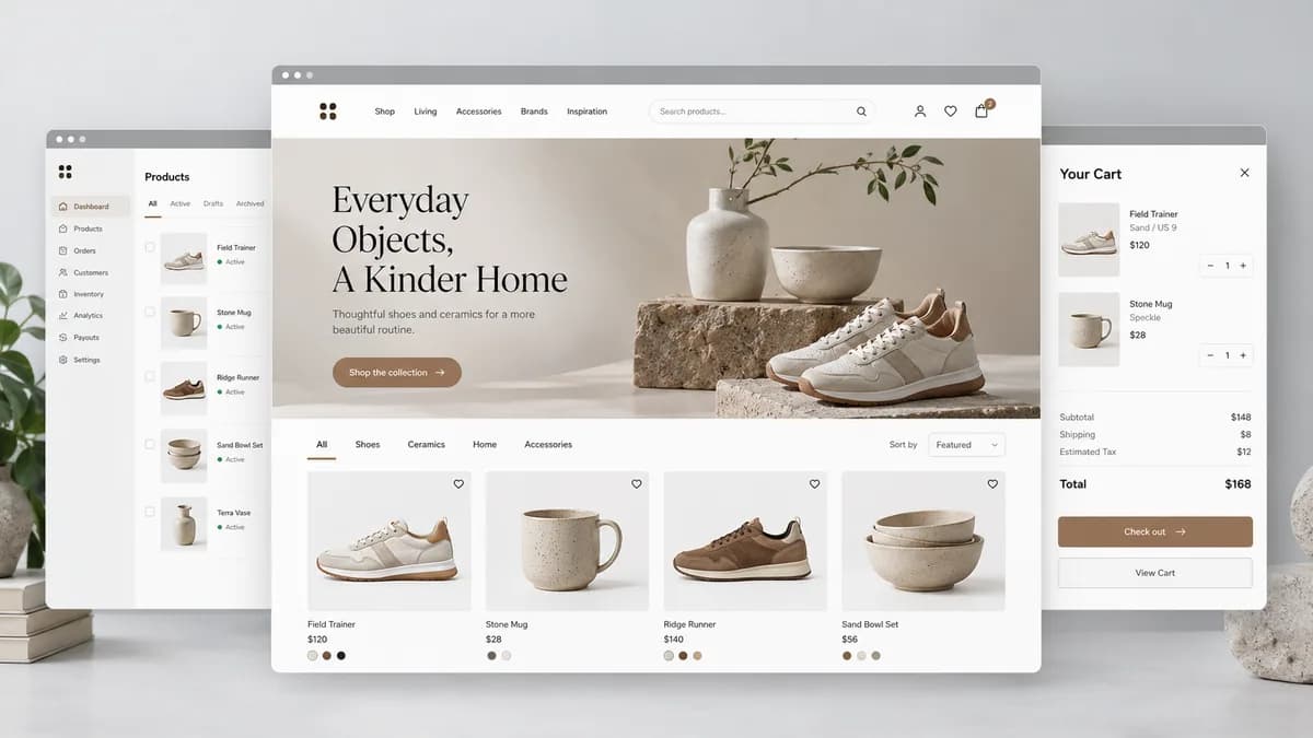Shopping Website Source Kit — software product preview