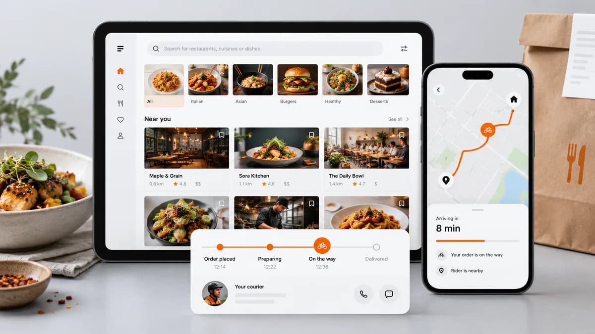 Food Delivery App (Foodpanda-Style) — software product preview