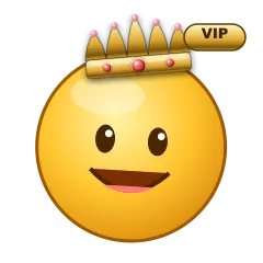 Fah Swe Hiku Live VIP artwork — Crown Smile sticker